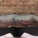 Plateau vintage en papier mâché italien