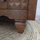 Restored solid oak chest of drawers – Art Deco style