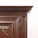 Antique baroque wardrobe in walnut, Italy, 18th century.
