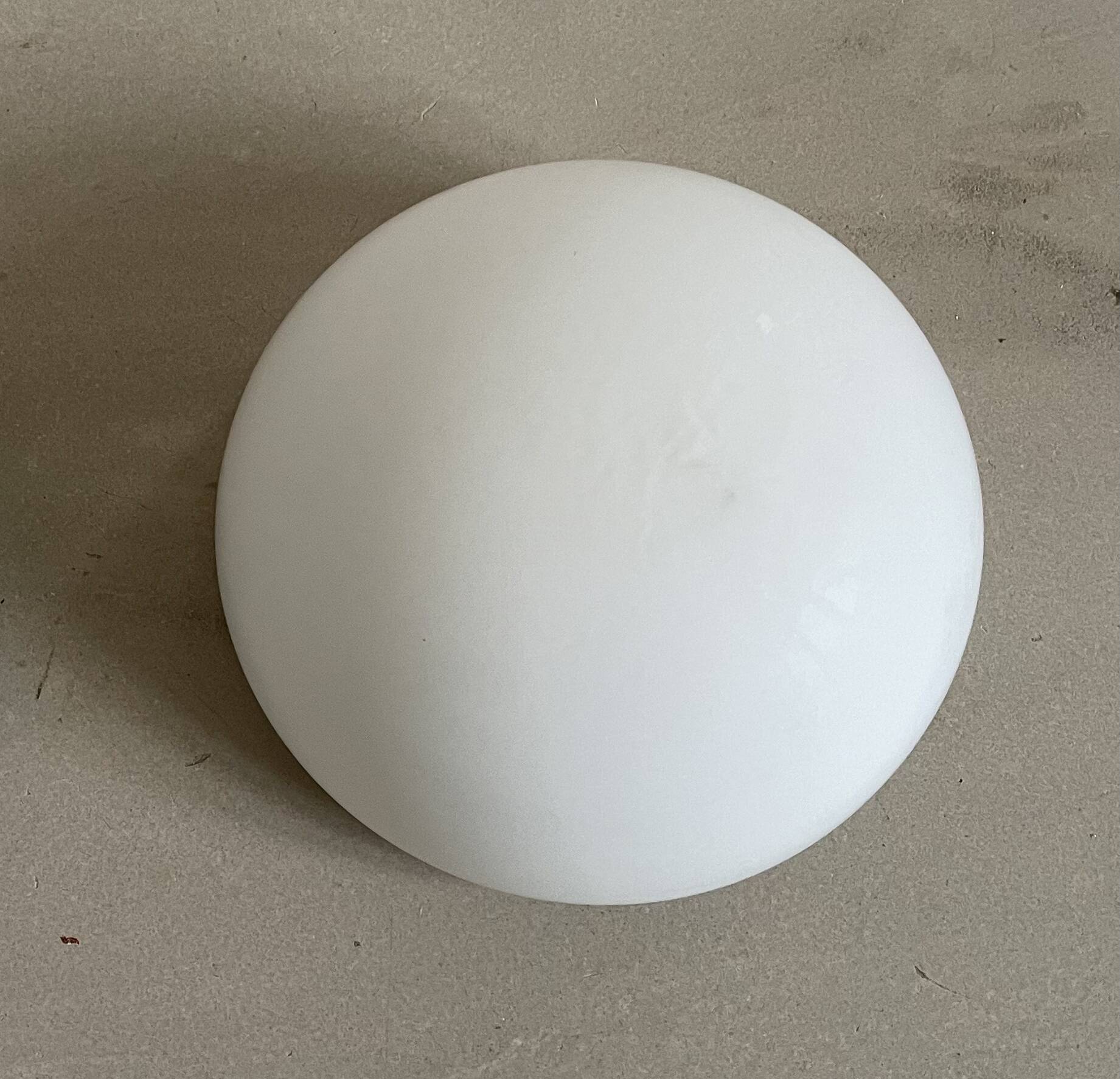 Small opaline wall or ceiling light D15cm