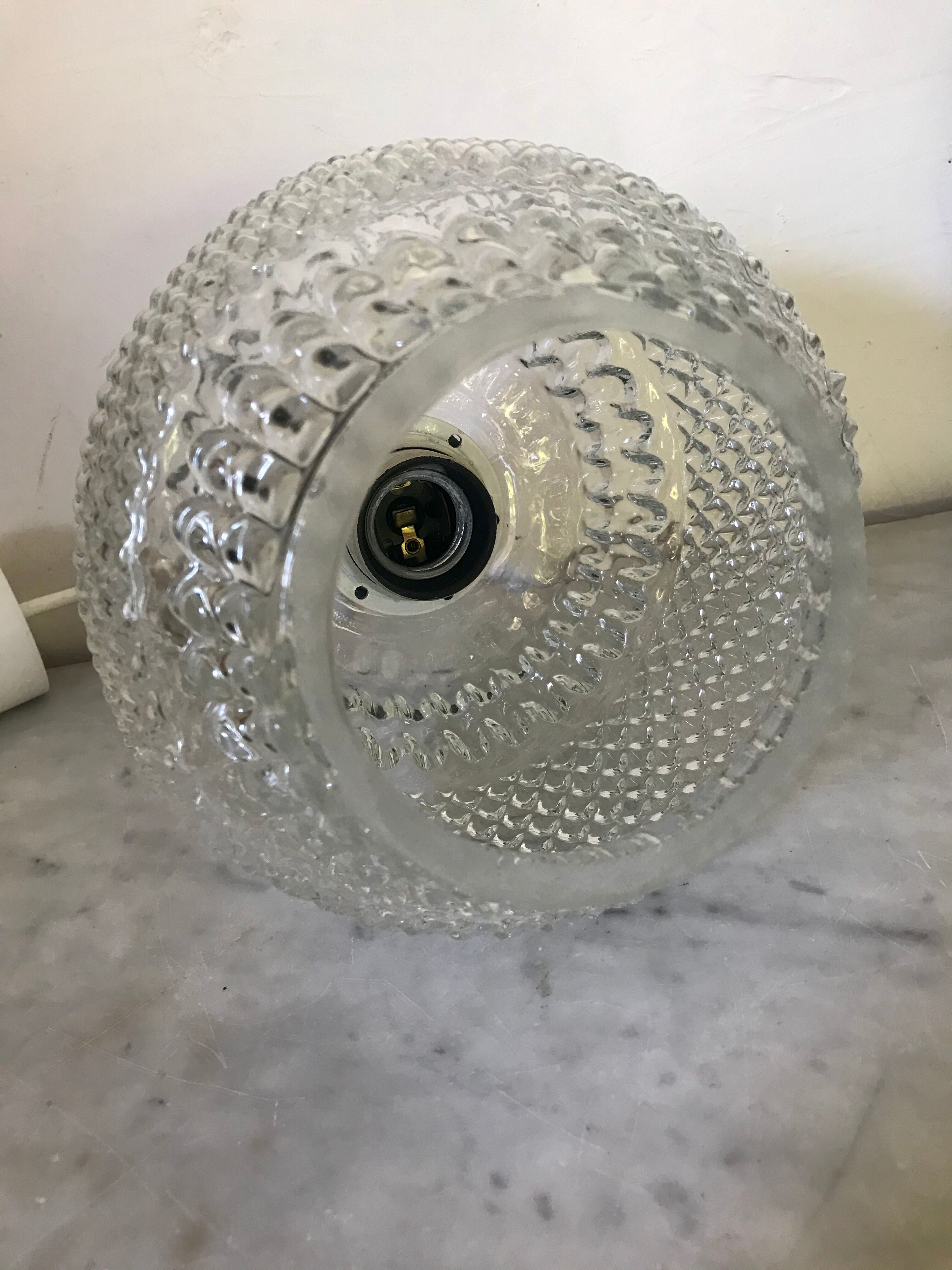 Vintage glass hanging