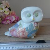 Figurine chouette en porcelaine décor de fleurs Gallo Design Villeroy & Boch