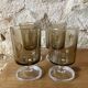 4 Luminarc stemmed glasses, Sweden model, 1970s