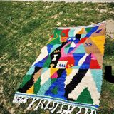 Berber rug Boujad abstract contemporary 1m60 on 1m05