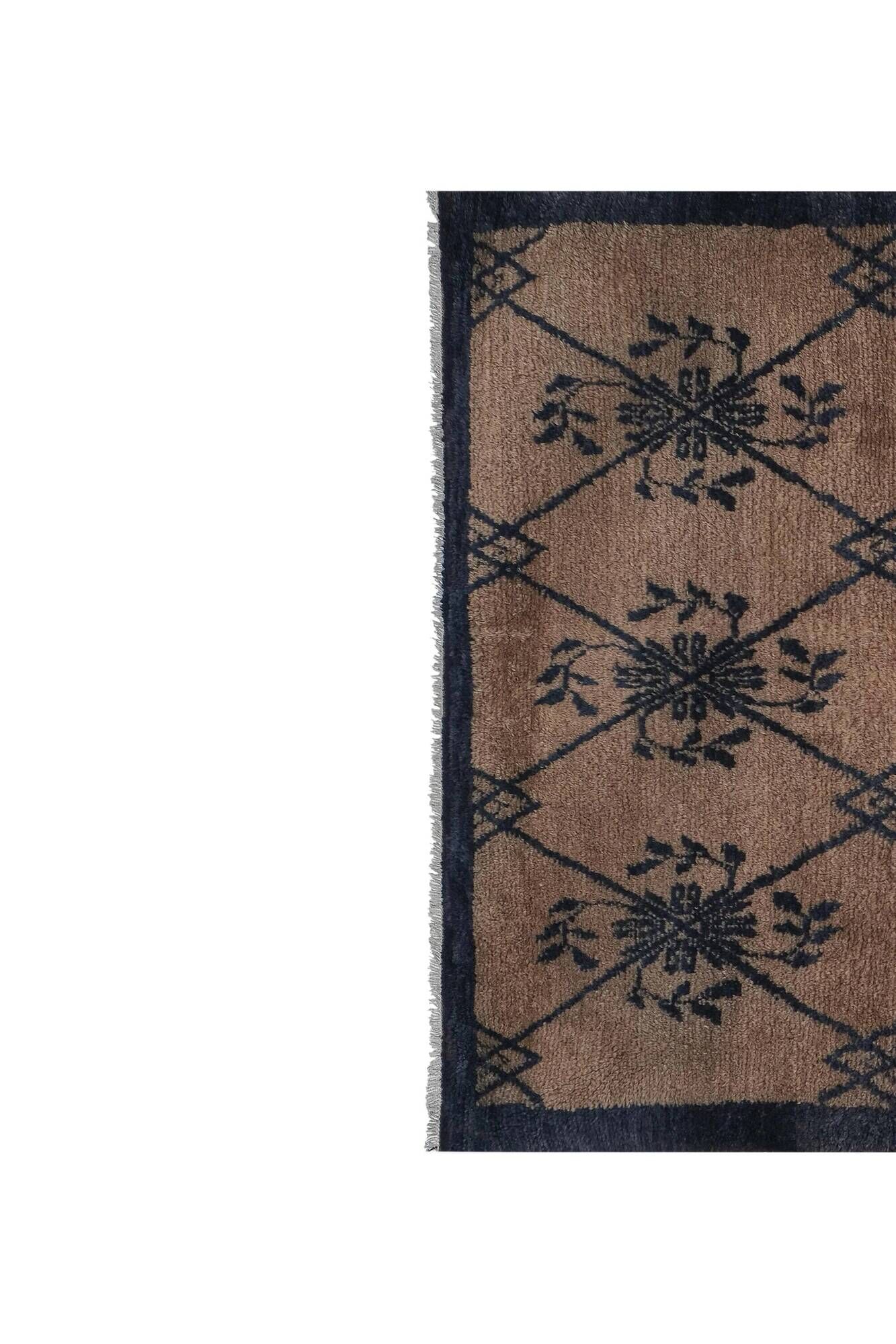 Vintage Turkish handmade rug 114x162 cm