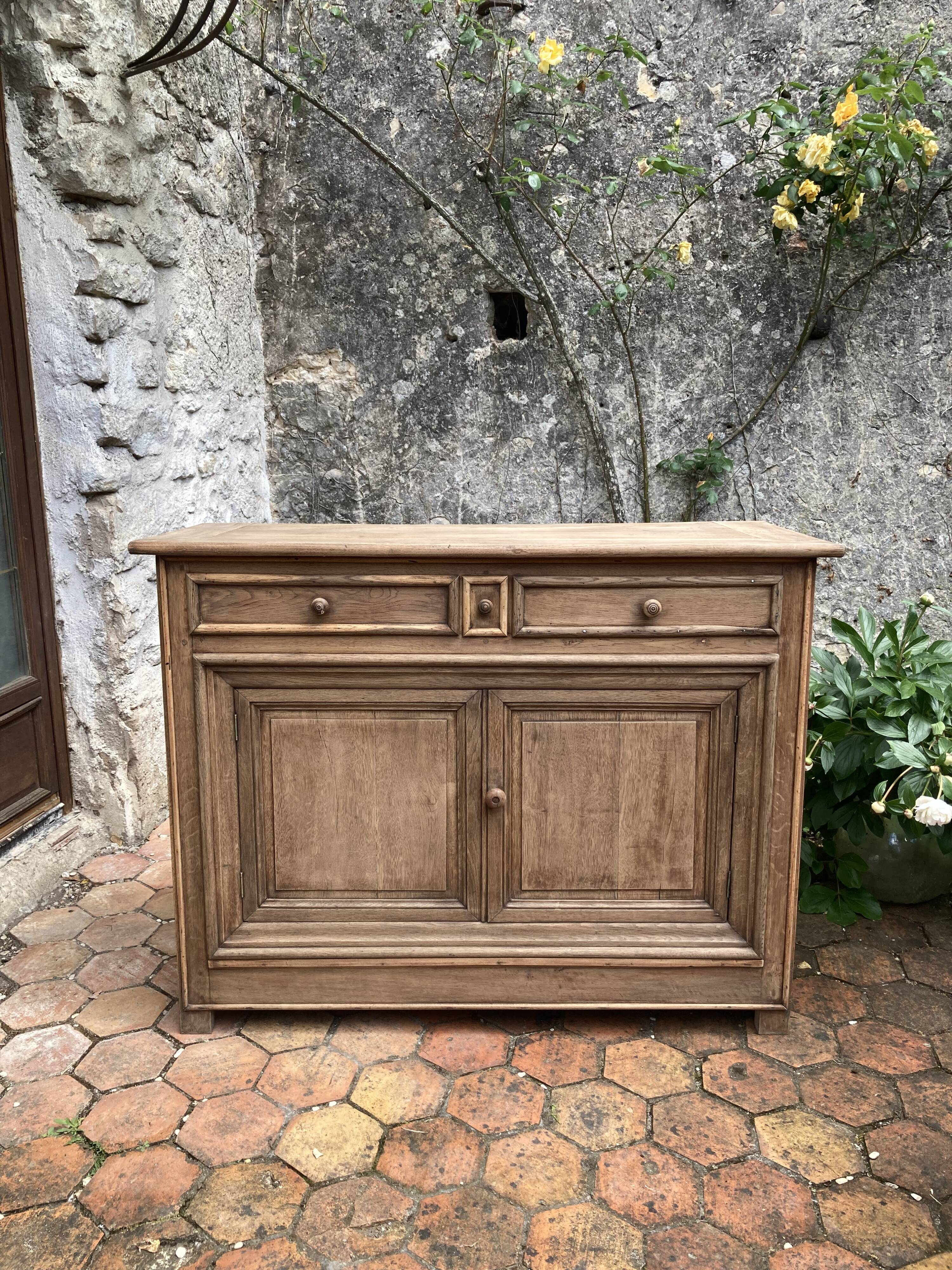 Antique solid wood sideboard