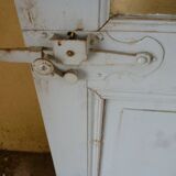 Old door blue patina