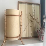 Bamboo lamp and paper