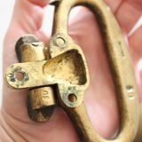 Large antique piano handles, old bronze, hardware.