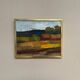Original Swedish Oil on Canvas – "Landscape" by Olle Rhönnstad – Signed – Vintage and Framed – 43 × 35 cm (16.9" × 13.8")