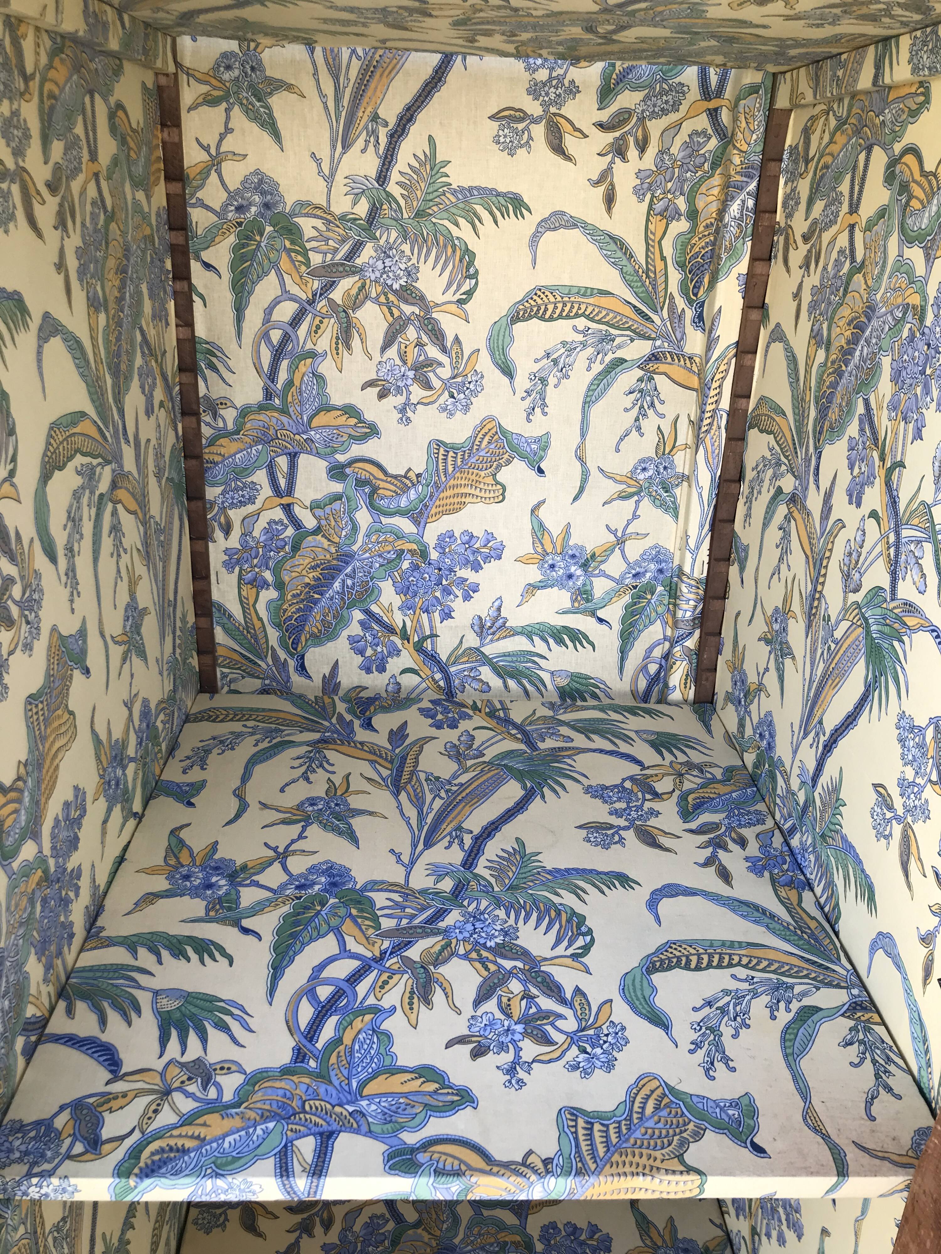 Louis XV marquetry bonnetière 1950s