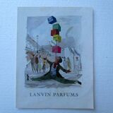 Advertising LANVIN Perfumes 50s