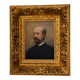 Portrait d’homme XIXe – A. Bellet, 1882 – Huile sur toile et superbe cadre