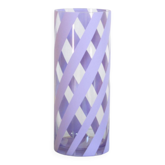 Glass vase and acrylic paint