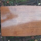 Vintage oak side coffee table in 50-year-round