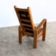 vintage armchair with side table | Wim Mulder | 1980s
