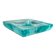 1970s mid-century aquamarine ashtray by Fontana Arte. Made in Italy