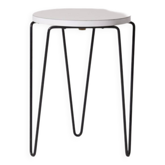 Florence Knoll Metal and Formica Stool