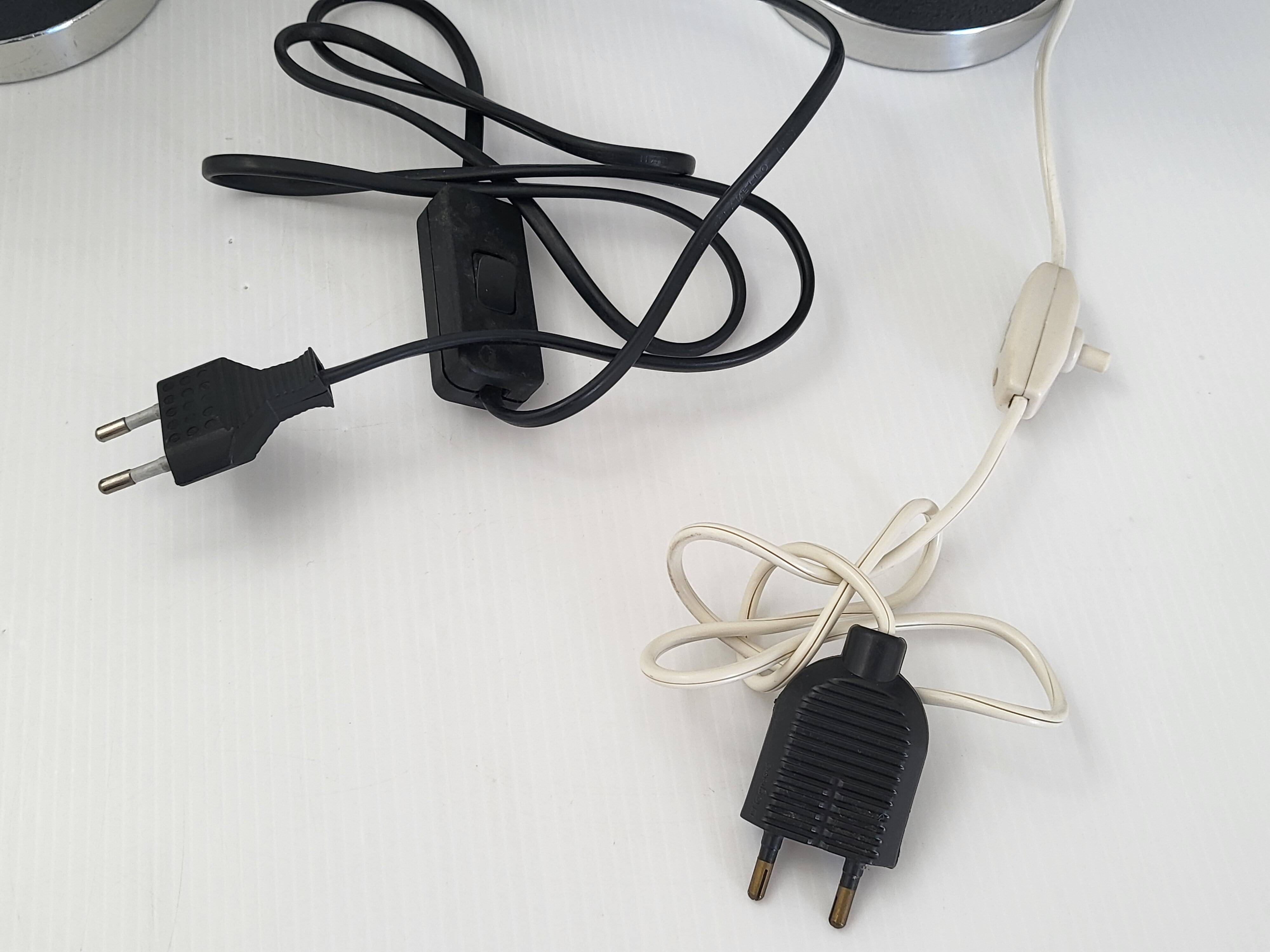 Pair of vintage 1960 space age lamps