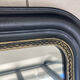 Louis Philippe mirror in black and gold