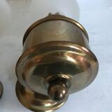 Old pair of brass wall light