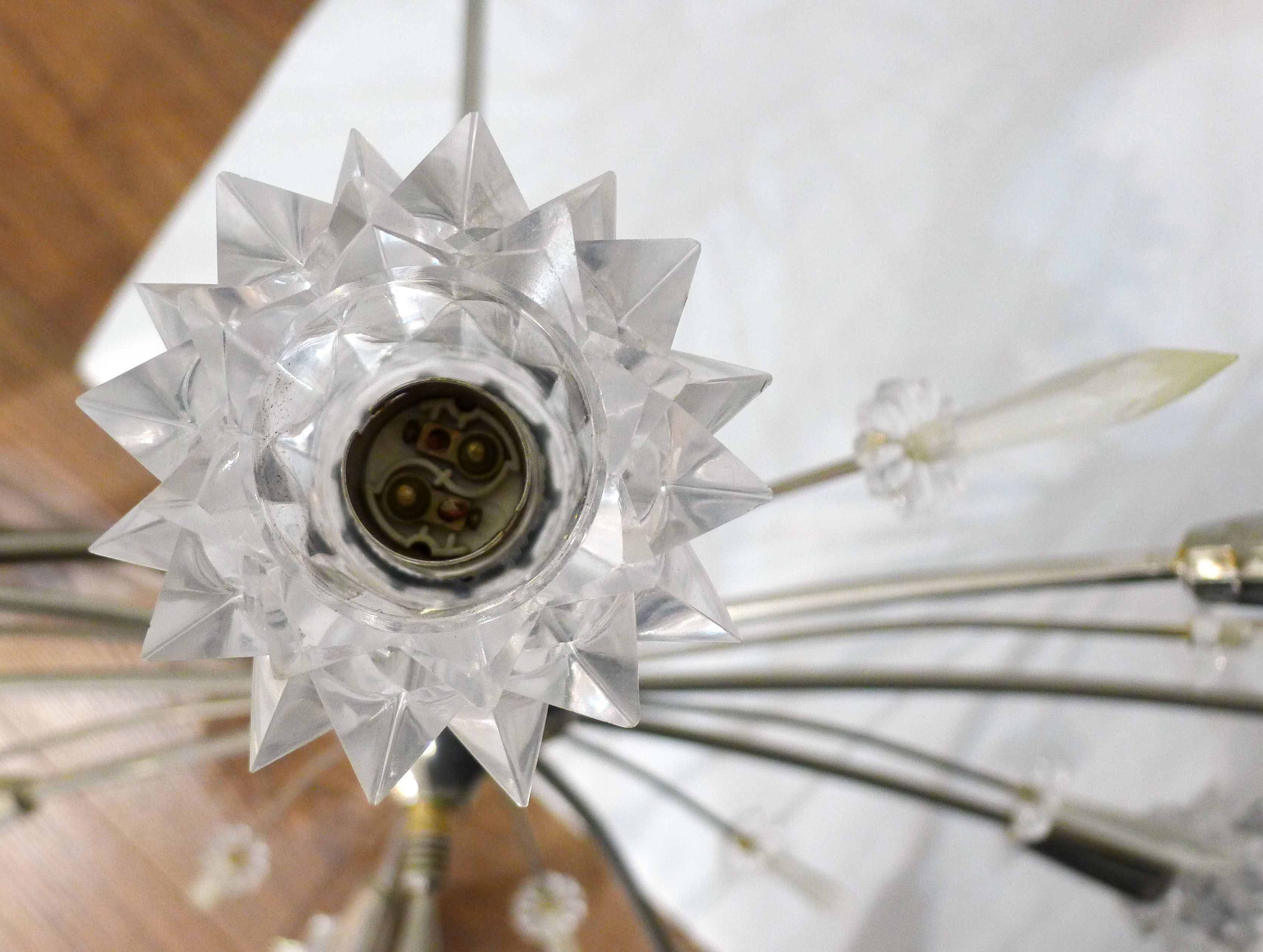 Lustre chromé & étoilé
