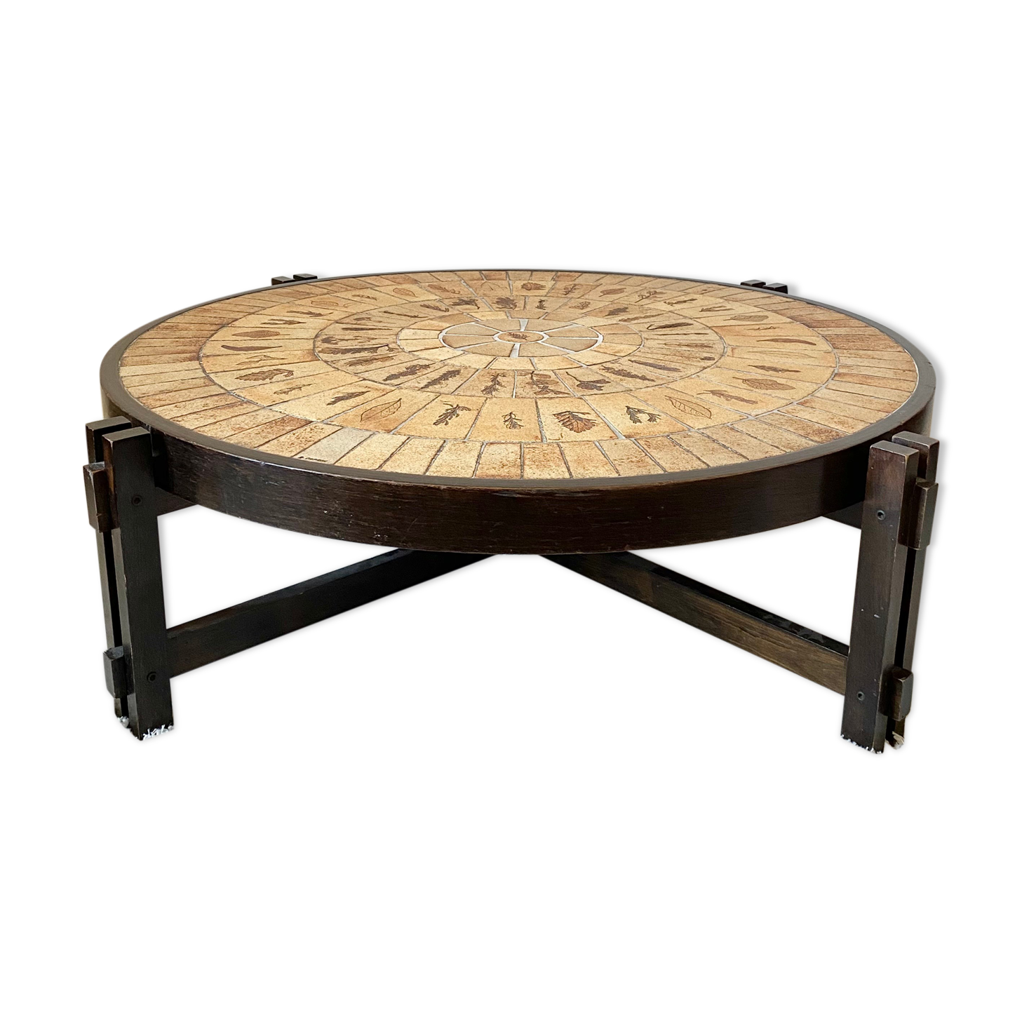 Vintage coffee table Roger capron