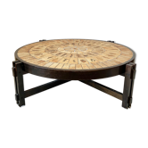 Vintage coffee table Roger capron