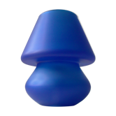 Lampe vintage Habitat en forme de champignon bleue