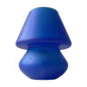 Vintage Habitat lamp in the shape of a blue mushroom