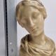 Bust of a young woman in Florentine style wax, 19 cm