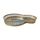 Golden brass tray