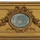 Golden wooden mirror 85x146cm