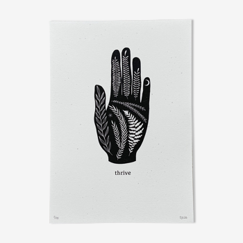 Digital poster print "Thrive"