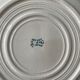 Set of 8 plates Terre de Fer 1900 K.G Lunéville, model "Carnation"