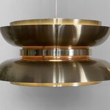 Golden pendant light by Carl Thore for Granhaga Metall. Sweden 1970s