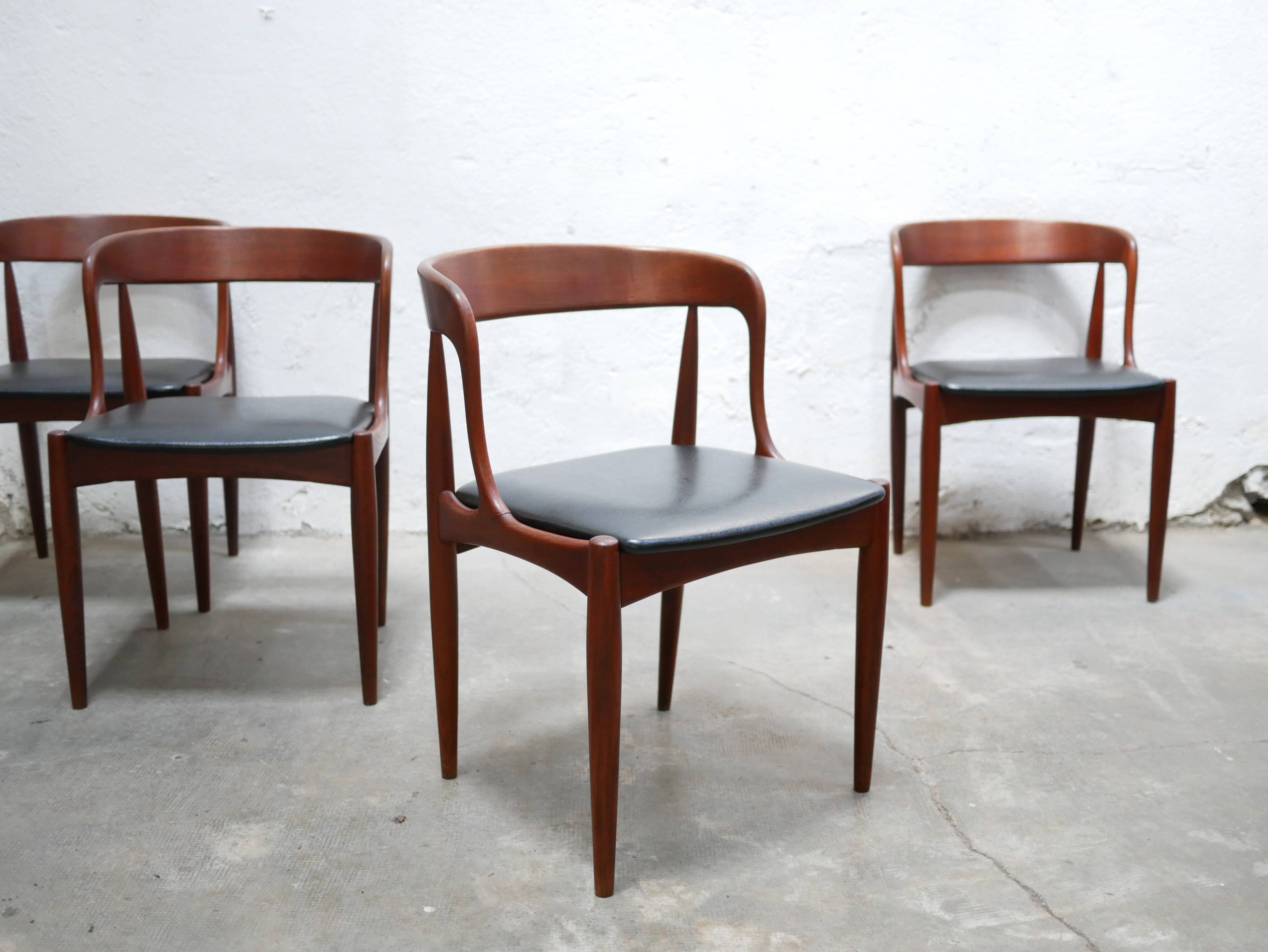 Scandinavian teak chair by J. Andersen for Uldum Mobelfabrik