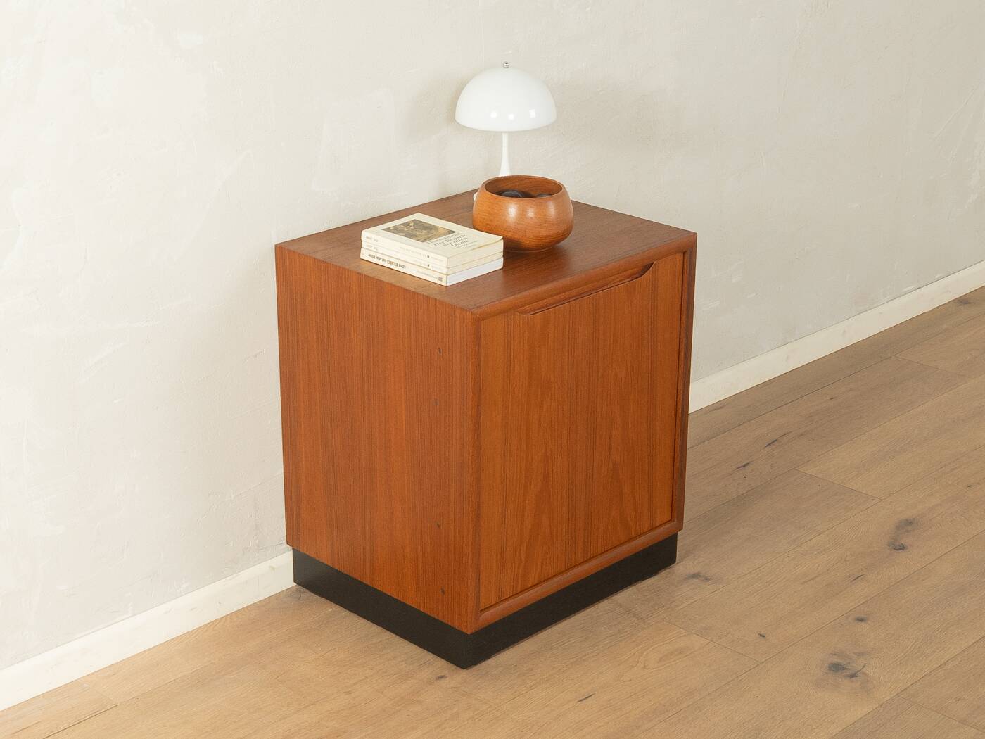 Classic chest of drawers from the 1960s with practical, closed storage space