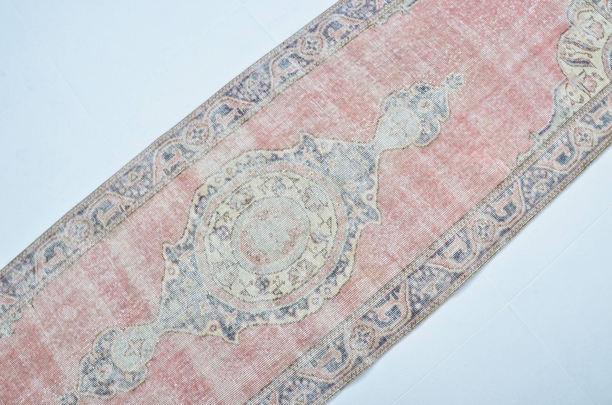 Tapis de sol vintage turc orange sku 3336
