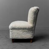 Velvet armchair 50s