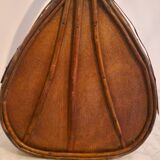 60s wicker basket handbag