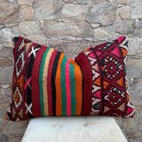 Beautiful vintage Berber Kilim cushion from Morocco