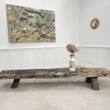 Large 1900 oak coffee table