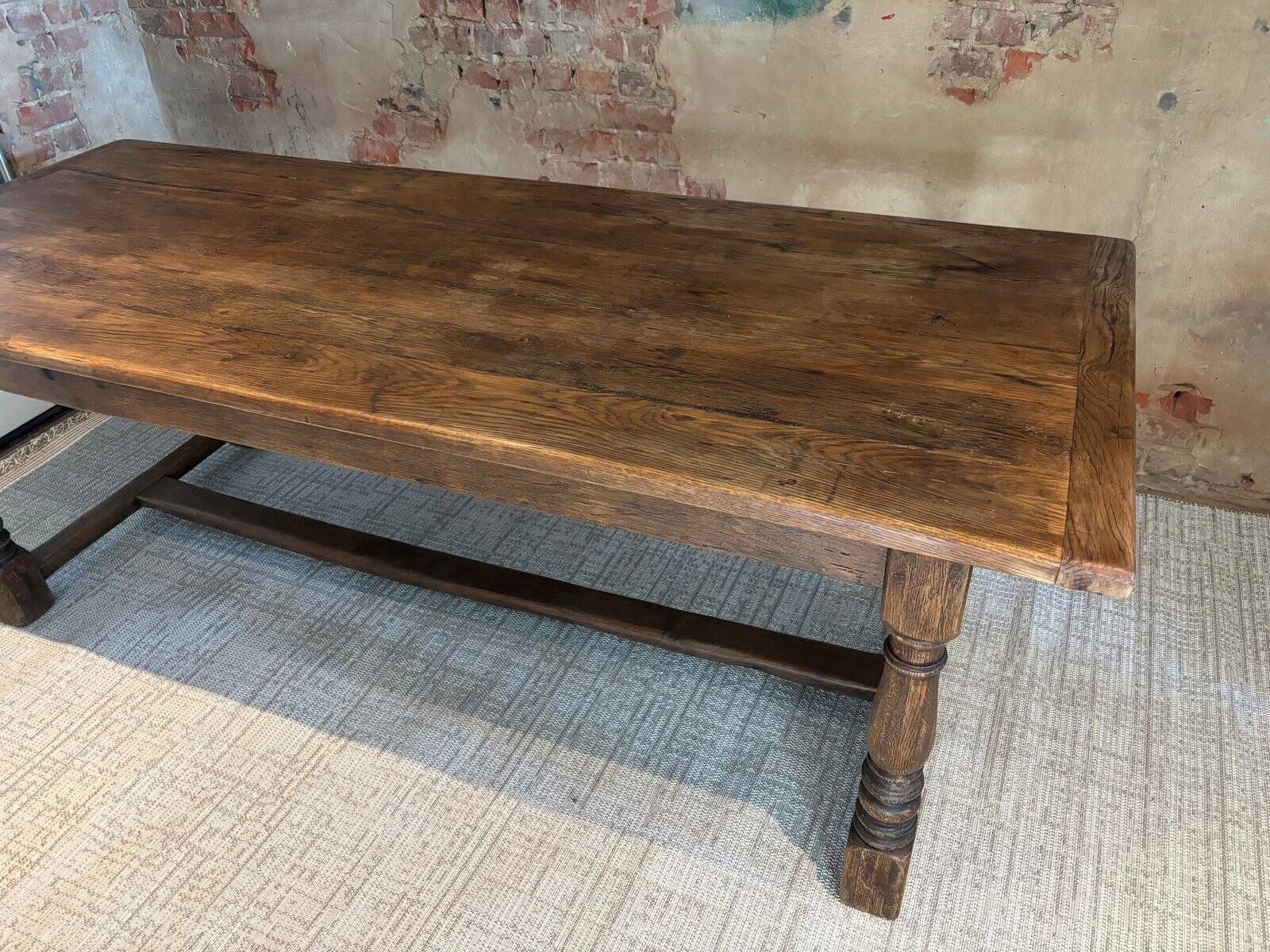 Dining table canteen in oak, 1940s