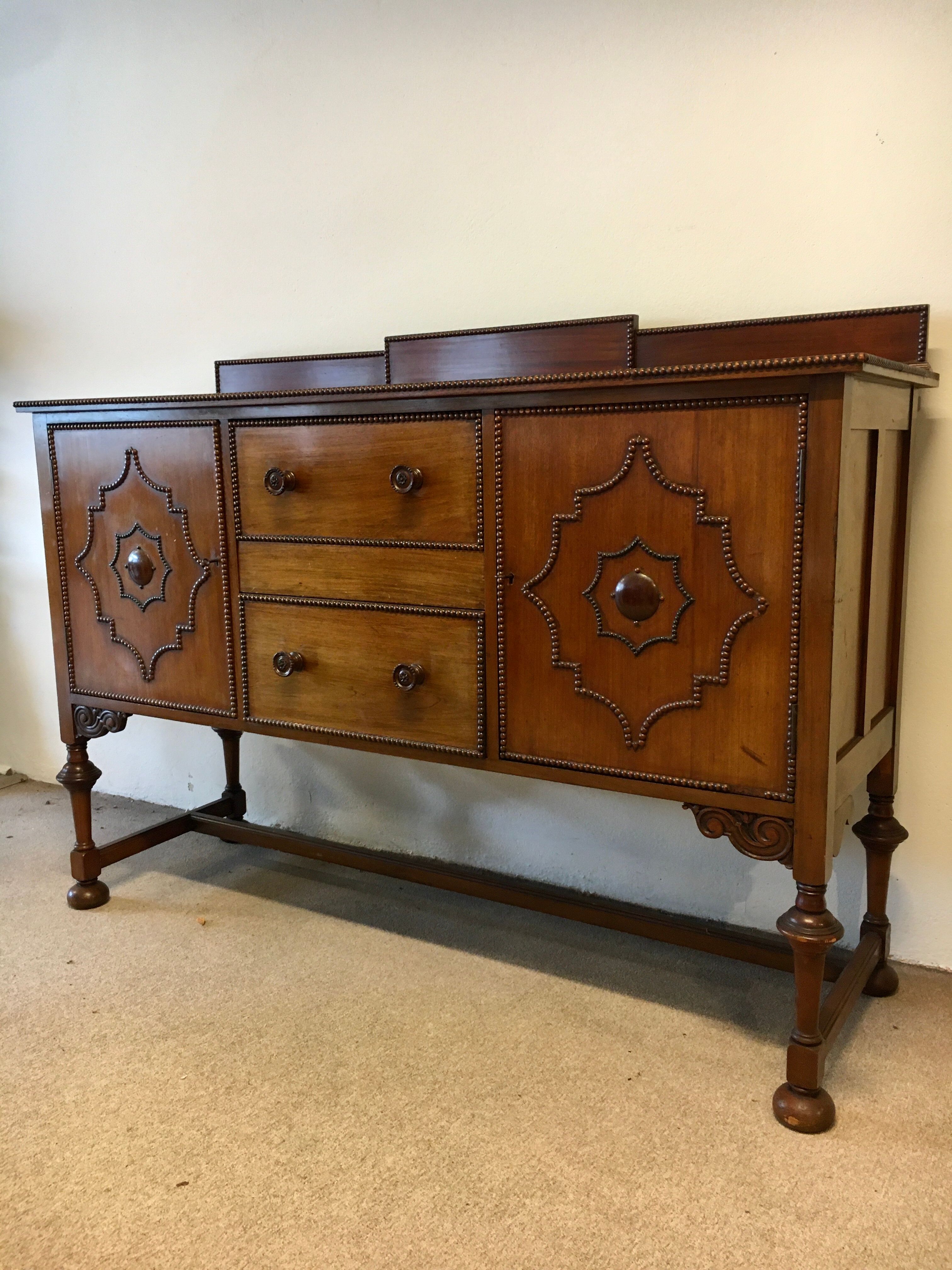 English buffet in mahogany