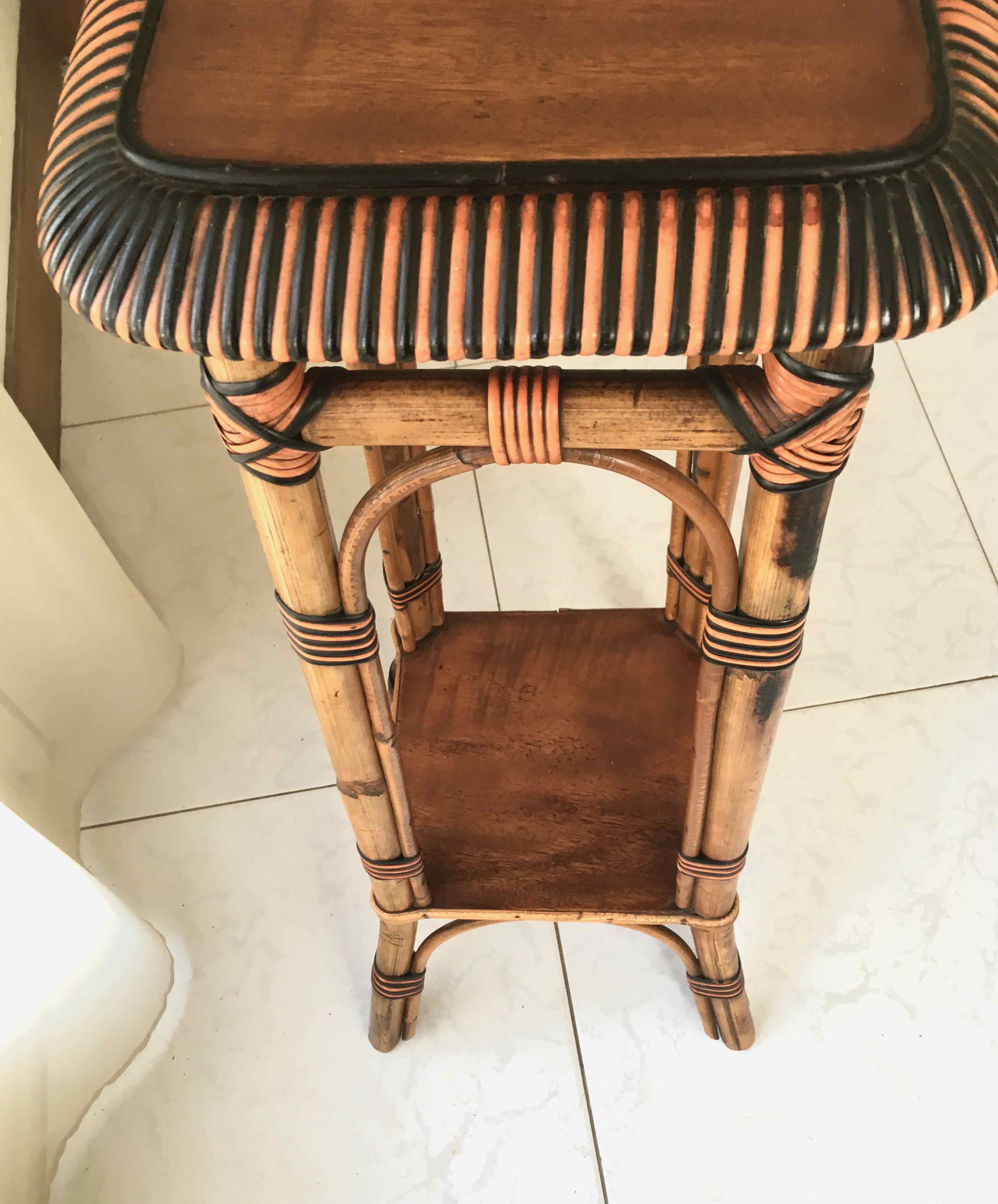 Bamboo and wicker harness 1970