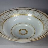 Centerpiece or opaline basin 19th century Greek decor, 33 cm. Very good condition. SBZ