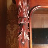 Small late 19th century English mahogany bookcase