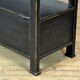Antique pine drop-top bench, 1900s