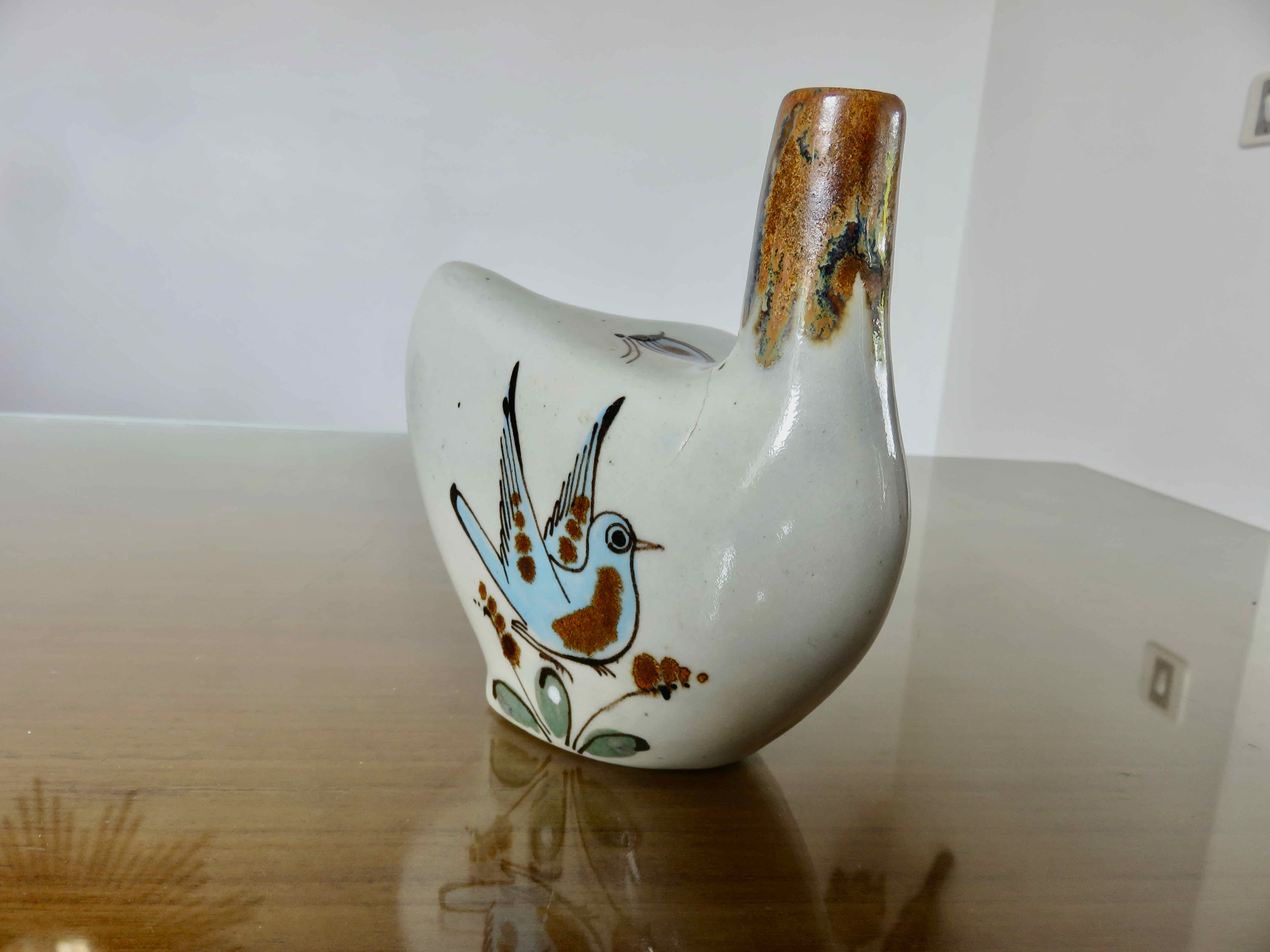 Zoomorphic soliflore " Mexico " ceramic 60s 70s